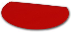 GOBEL Deegschraper en-snijder kunststof rood 16cm