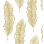 Elegant Feather Gold