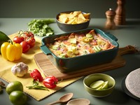 Peugeot Appolia Rechthoekige Ovenschaal 25cm bosgroen-3
