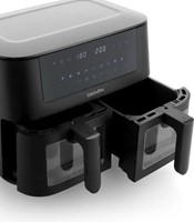 Greenpan Bistro Airfryer Dual XL 2 Basket + 8-delig (8 muffin + tang) 4L + 4L-3