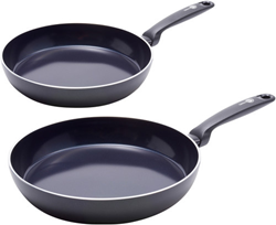 GreenPan Torino 2-delige Pannenset met keramische antikleeflaag 24/28cm