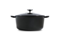 BK-BOUR CastIron Ind cvd dutch oven 24cm/4.2L Jet Black - Retour-2