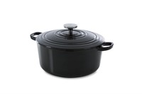BK Bourgogne stoofpot Jet Black 28cm, 6,7 liter