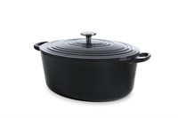 BK Bourgogne stoofpot ovaal Jet Black 32cm, 7,5 liter