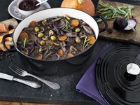 BK H6071932 Bourgogne  Stoofpot Ovaal 32 cm Jet Black