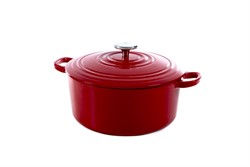BK Bourgogne stoofpot Chili Red 24cm, 4,2 liter