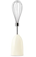 Smeg HBF03CREU Handblender - 700 W - Turbo functie - 5 snelheden - Met accessoires - Crème