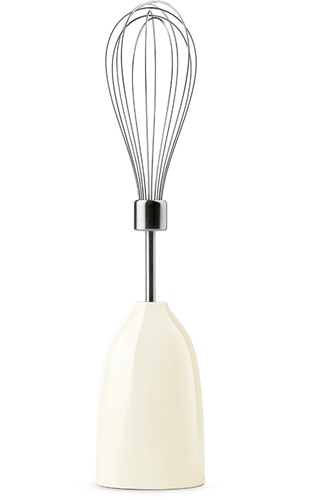 Smeg HBF03CREU Handblender - 700 W - Turbo functie - 5 snelheden - Met accessoires - Crème