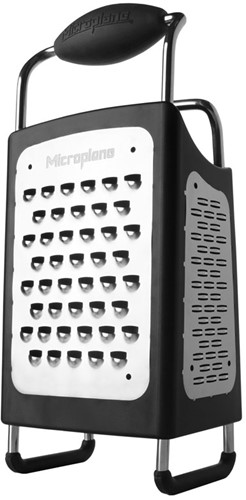 Microplane Rasp "Boxgrater" vierkant zwart, 4 functies