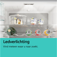 Siemens KI21RADD1 Koelkast - integreerbaar iQ500 Eéndeurskoelkast - 88 cm Koelzone 136 l, hyperFresh, vaste deur SoftClose, 88 cm  D-2