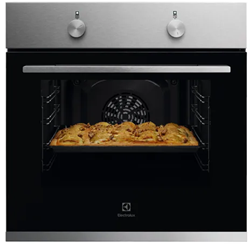 Electrolux KOHLH00BX 300 / Warmelucht oven / 60 cm / 65 L / Draaiknoppen / Inox