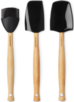 Le Creuset Premium Spatels set van 3 Zwart