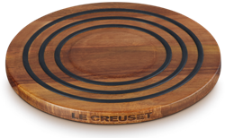 Le Creuset Magnetische Houten Onderzetter in Acacia