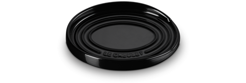 Le Creuset Lepelhouder  Ovaal 16cm  Ebbenzwart Aardewerk