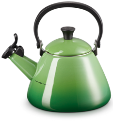 Le Creuset Fluitketel "Kone" in Bamboo Green 1,6l