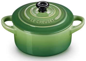 Le Creuset Aardewerken mini braadpan in Bamboo Green 10cm 0,25l-2