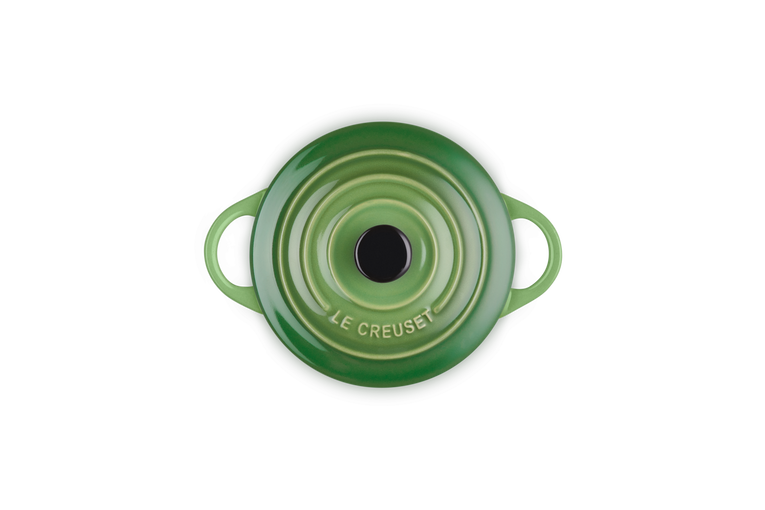 Le Creuset Aardewerken mini braadpan in Bamboo Green 10cm 0,25l-3