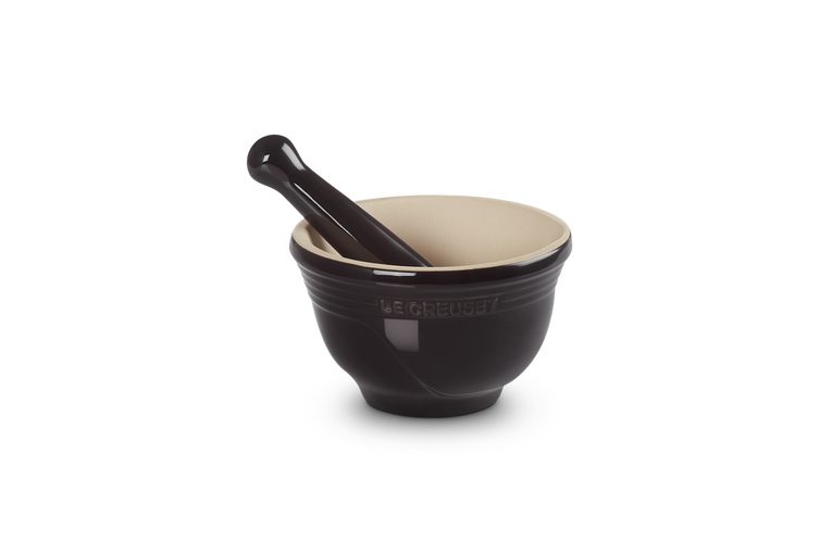 Le Creuset Vijzel Ebbenzwart 11,5cm 0,3l Ebbenzwart Aardewerk