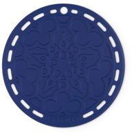Le Creuset Onderzetter bloemmotief Azure 20cm Silicone