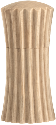 Legnoart pepermolen/zoutmolen d55*h120mm PLEATS Legno24 essenhout