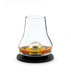 Peugeot Whisky tasting set met glas + koelbasis + onderzetter 38 cl
