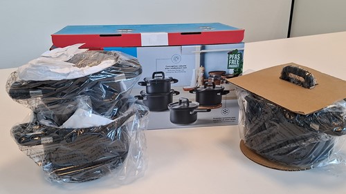 BK Flow Cool Black Kookset 4-Delige - Retour