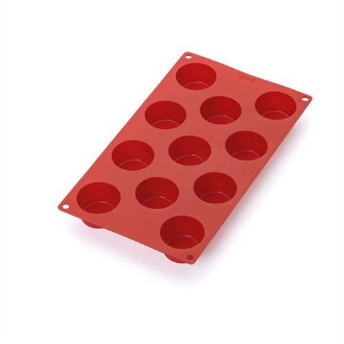 Lékué Bakvorm uit silicone voor 11 muffins rood ø 5.3cm H 3cm