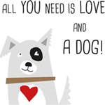 Love and dog
