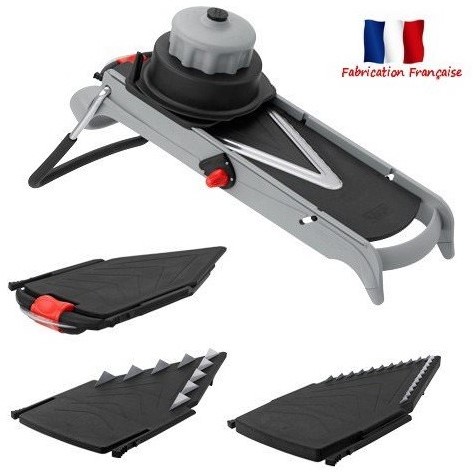 De Buyer Viper mandoline rvs zwart 6-delig | Oldenhof