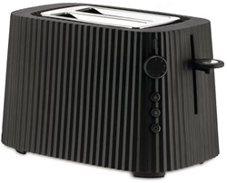 Alessi Plissé Toaster - zwart