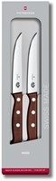 Victorinox Wood, steakmessen set, 2 stuks,12cm,recht,modified maple,cadeauset-2