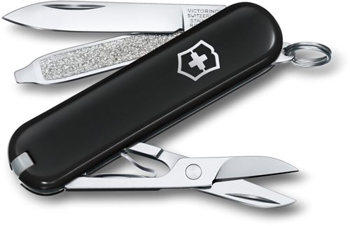 Victorinox Classic SD, 58 mm, zwart zakmes