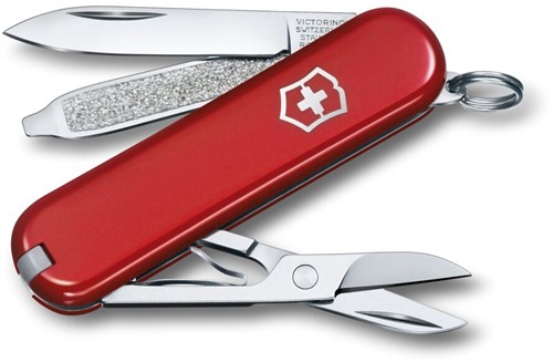 Victorinox Classic SD, 58 mm, red
