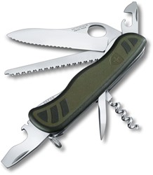Victorinox Swiss Soldaatmes 08, 111 mm, groen/zwart