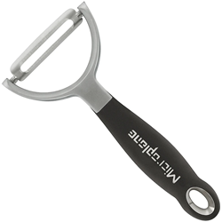 Microplane Specialties Dunschiller Y-model glad zwart/rvs