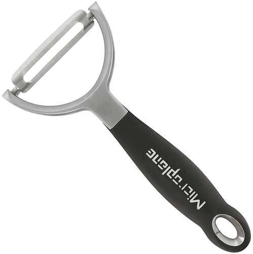 Microplane Specialties Dunschiller Y-model glad zwart/rvs