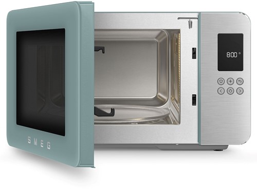 Smeg MOC01EGMEU Vrijstaande microgolfoven met grill - Emerald Green Mat-2