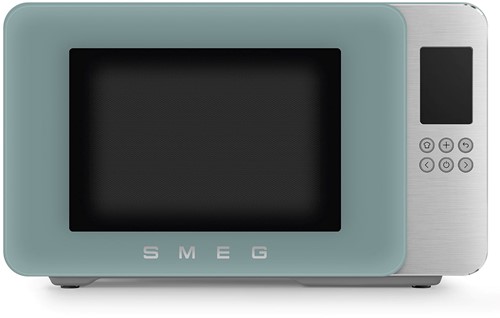 Smeg MOC01EGMEU Vrijstaande microgolfoven met grill - Emerald Green Mat