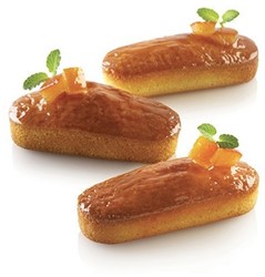 Silikomart Air Plus 03 - Set 2 Pz Silicone Mould N.6 Mini Plum Cake 40X95 H 25 Mm