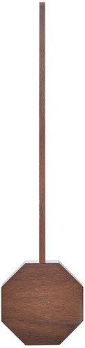Gingko OCTAGON ONE ALARM CLOCK walnut-2