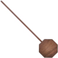 OCTAGON ONE ALARM CLOCK walnut