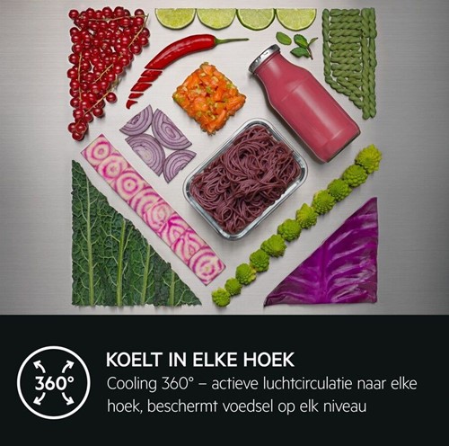 AEG 8000 Amerikaanse koelkast Cooling 360° / 200 x 60 cm-3
