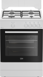 Beko FBG62010DW Vrijstaande Gas fornuis