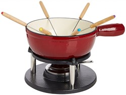 Baumalu Fonduestel Savoyarde Ø20cm rood 6 pers