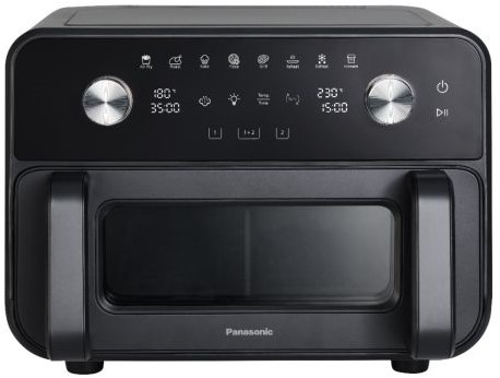 Panasonic NF-BC1000KXE Flex Airfryer - Mandverdeler, venster en Gentle Steam - 10 L