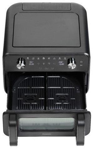 Panasonic NF-BC1000KXE Flex Airfryer - Mandverdeler, venster en Gentle Steam - 10 L-2