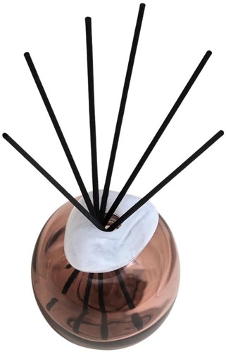 Lampe Berger Geurstokjes Mineral 100ml Pruim / Quartz Wit - Lady Flower-2