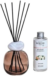 Lampe Berger Geurstokjes Mineral 100ml Pruim / Quartz Wit - Lady Flower