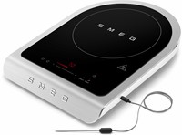 Smeg PIC01WHMEU Draagbare inductie kookplaat - 1 kookzone - Ø12-24 cm - Mat wit-2