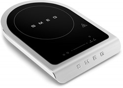 Smeg PIC01WHMEU Draagbare inductie kookplaat - 1 kookzone - Ø12-24 cm - Mat wit